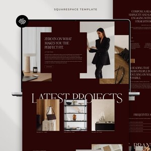 Squarespace Website Template: Website Design for Coaches, Interior Designers, Architects & Creatives image 3