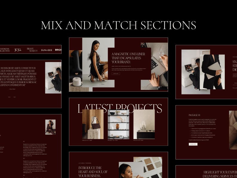 Squarespace Website Template: Website Design for Coaches, Interior Designers, Architects & Creatives image 16