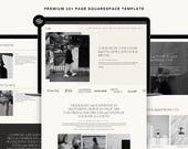 Squarespace 7.1 Website Template, Minimalist Template for Service Businesses, Coaches + Therapists
