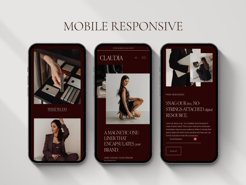 Squarespace Website Template: Website Design for Coaches, Interior Designers, Architects & Creatives image 6