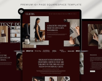 Squarespace Website Template: Website-Design für Coaches, Innenarchitekten, Architekten & Kreative