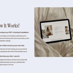 Squarespace Website Template For Coaches, Therapists, Counsellors, Minimalist Coach & Wellness Website Design Bild 8