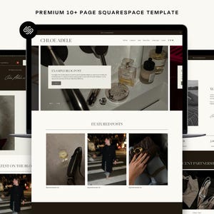 Squarespace 7.1 Blog Template, Timeless Lifestyle + Travel Blog Website, Influencer Media Kit + Affiliate Page