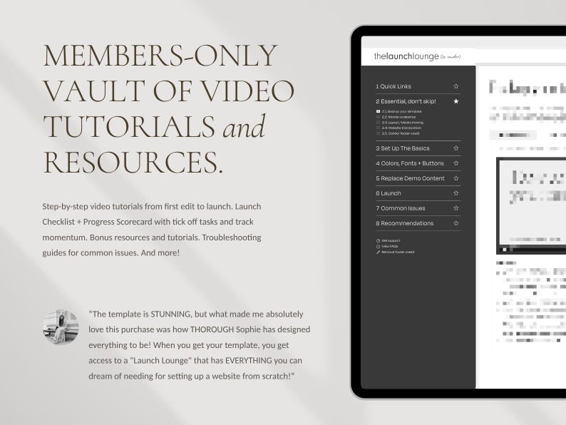 Squarespace Website Template: Website Design for Coaches, Interior Designers, Architects & Creatives image 19