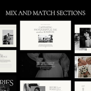 Squarespace website-sjabloon: Portfolio voor bruidsfotografen, familiefotografen, elegante evenementenplanning afbeelding 17