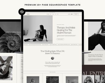 Squarespace Website Template: Website für Therapeut, Gesundheitscoach, Ernährungswissenschaftler, Wellness Counselor