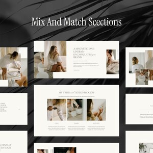Squarespace Website Template For Coaches, Therapists, Counsellors, Minimalist Coach & Wellness Website Design Bild 3