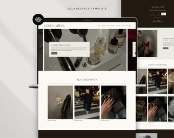 Squarespace 7.1 Blog Template, Timeless Lifestyle + Travel Blog Website, Influencer Media Kit + Affiliate Page