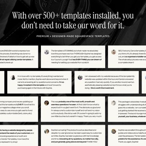 Squarespace Website Template For Coaches, Therapists, Counsellors, Minimalist Coach & Wellness Website Design Bild 9
