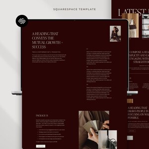 Squarespace Website Template: Website Design for Coaches, Interior Designers, Architects & Creatives image 4