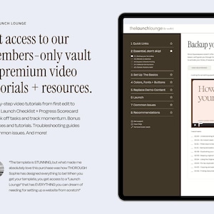 Squarespace Website Template For Coaches, Therapists, Counsellors, Minimalist Coach & Wellness Website Design Bild 10