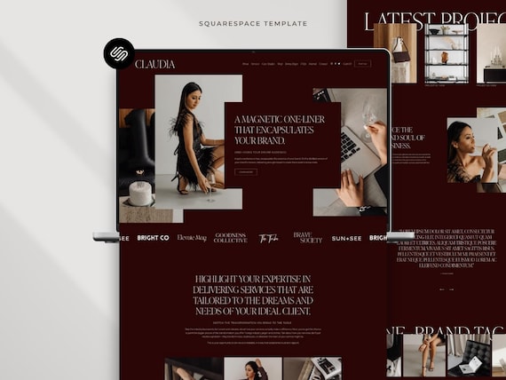 Squarespace Website Template: Website Design for Coaches, Interior Designers, Architects & Creatives