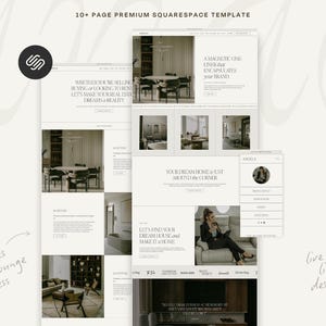 Angela Squarespace Template | Minimal Website Template For Estate Agents, Realtors & Brokers | Property Listings, Portfolio, Lead Forms
