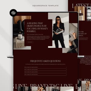 Squarespace Website Template: Website Design for Coaches, Interior Designers, Architects & Creatives image 5