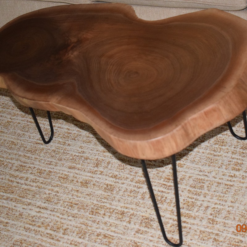 Elegant Walnut 1 Drawer Tall End Table