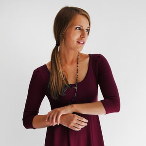 Dress DUFFY borŵen sween and hero figurgly A-line length by Choice