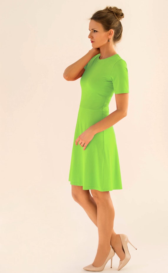 a line skater dress with sleeves Space Gummies Toastie Long Sleeve Skater Dress