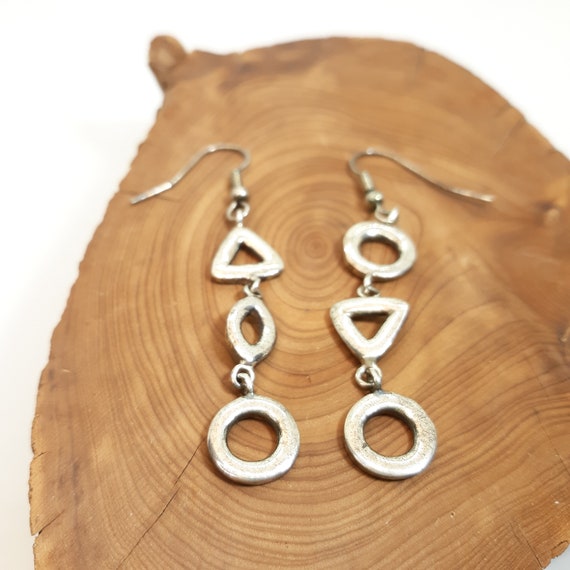 STERLING SILVER DANGLE Earrings-solid silver