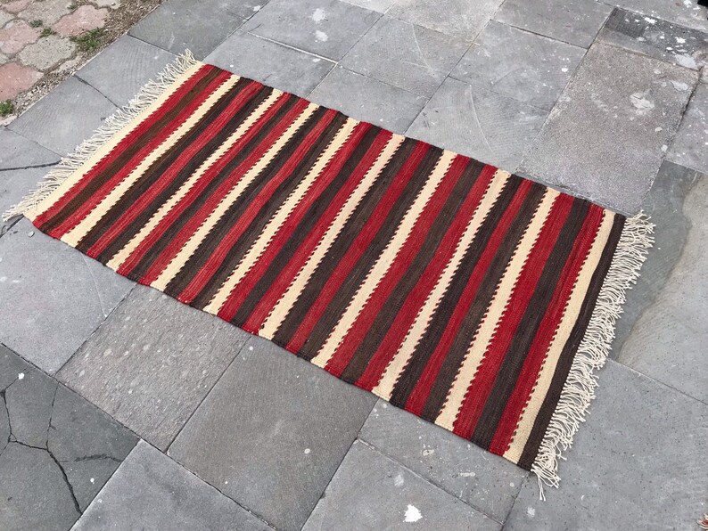 Cicim Vintage Kilim Rug Free Shipping 2 1 X4 2 Kilim