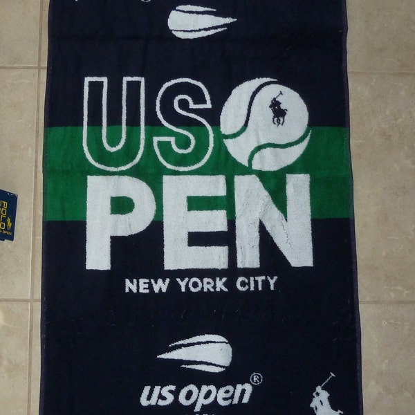 AUTHENTIC 2023 US OPEN Official Dated On-Court Towel by Polo Ralph Lauren - Brand New