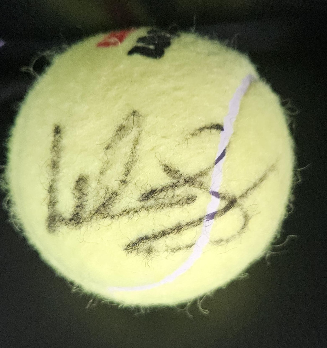JIRI LEHECKA Autographed 2025 Dated US Open Tennis Ball Plus Free