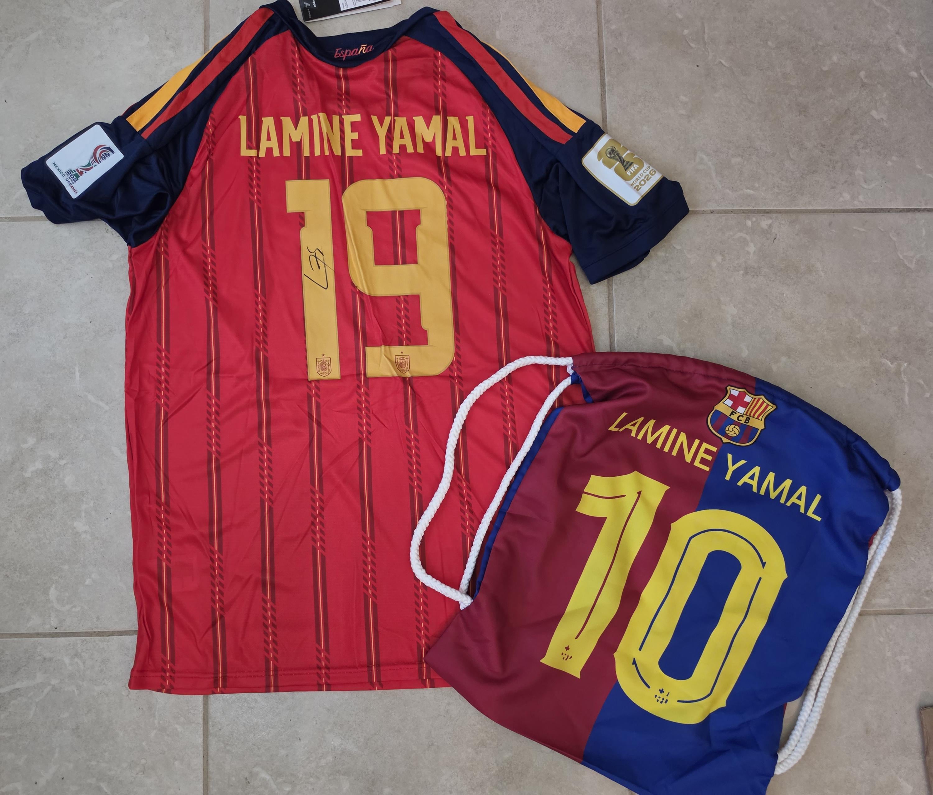 Lamine Yamal Signed With Certificate - Etsy