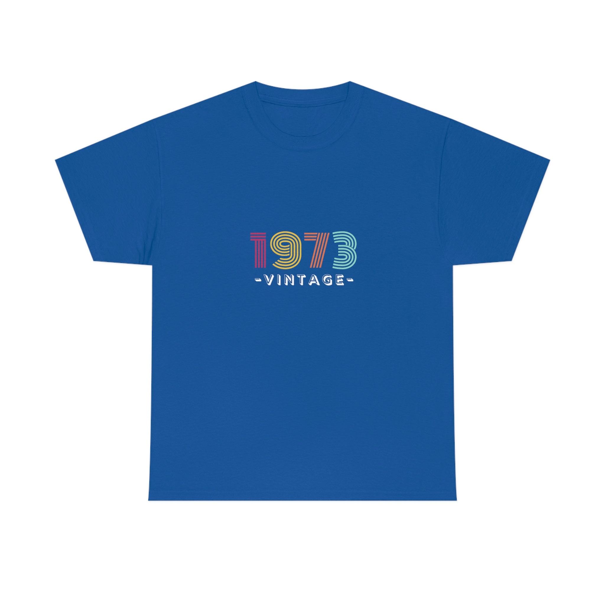 【後払い手数料無料】 Sleeved Short Unisex Adult 1973 Vintage Heavy T-shirt Cotton その他