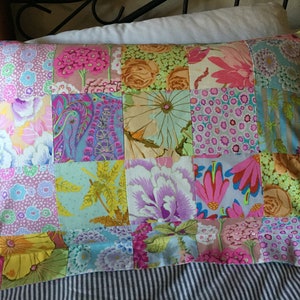 Patchwork Pillow Sham: Pastel Florals