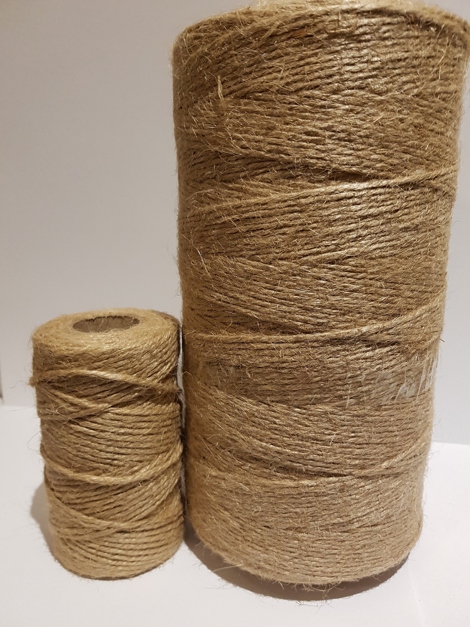 Linen Twine Natural 2.5 mm / 500 m Twisted Linen Yarn Tools Etsy