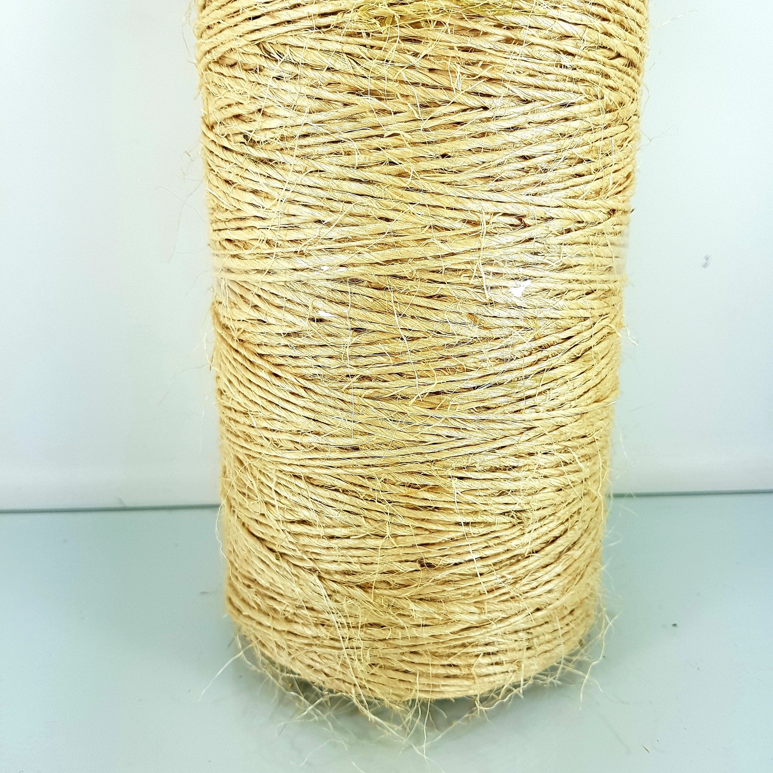 Sisal Twine 2 Mm/1 Kg Natural Twisted Yarn Tools for Crafts Etsy