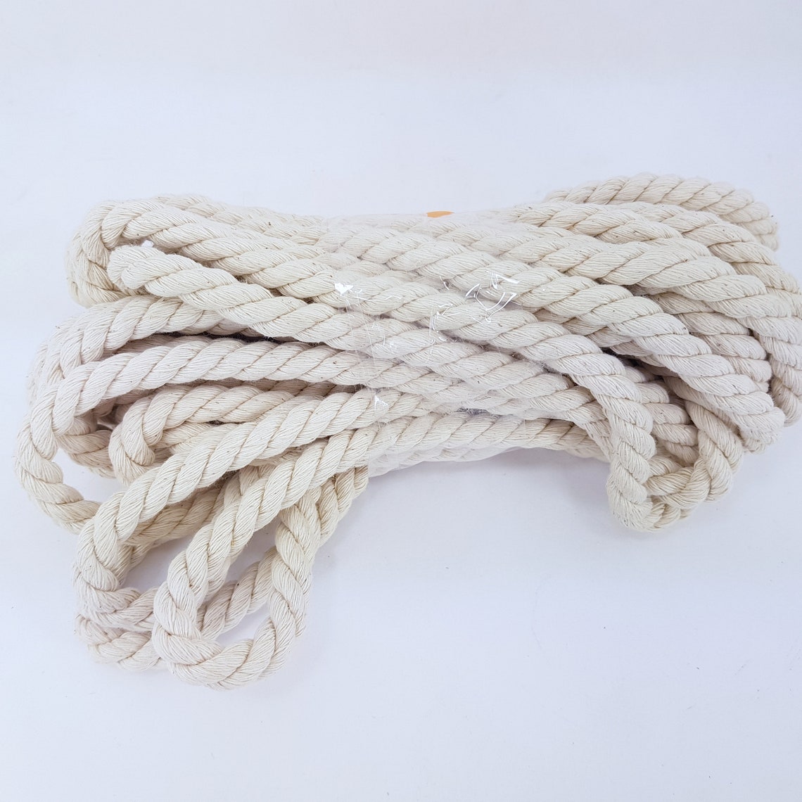 Cotton Rope 6 Mm/ 100 M Natural Yarn Twisted Rope Tools for Craft Etsy