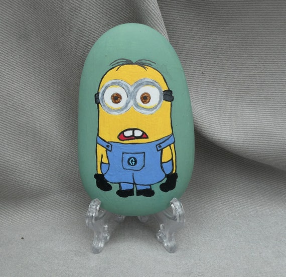 Rock Art Minion Art De La Pierre Roches De Jardin Peintes Etsy France Rock Art Minion Art De La Pierre Roches De Jardin Peintes Etsy France