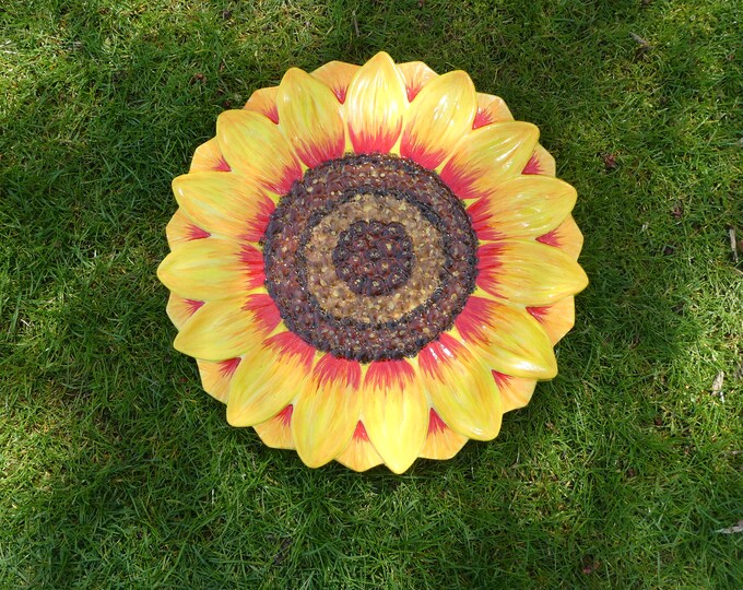 Sunflower Stepping Stone Garden Decoration Sunflower Artwork Etsy