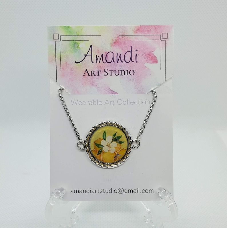 Resin Sealed Bracelet Hand Painted Bracelet Unique Bracelet Gardening Nature Lover Perfect Gift Honeycomb Original Micro Watercolor