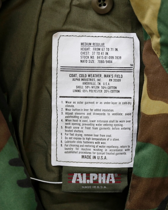 alpha industries m65 woodland