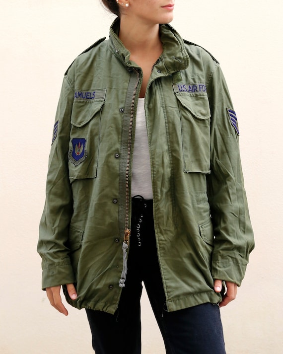 Vintage M-65 Field Jacket | Air Force Jacket Green