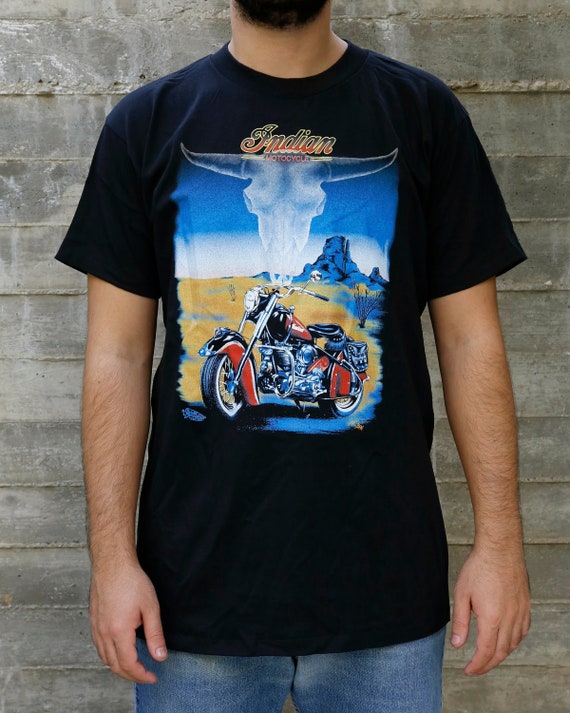 Vintage 90s Indian Motorcycle T Shirt Vintage | Na