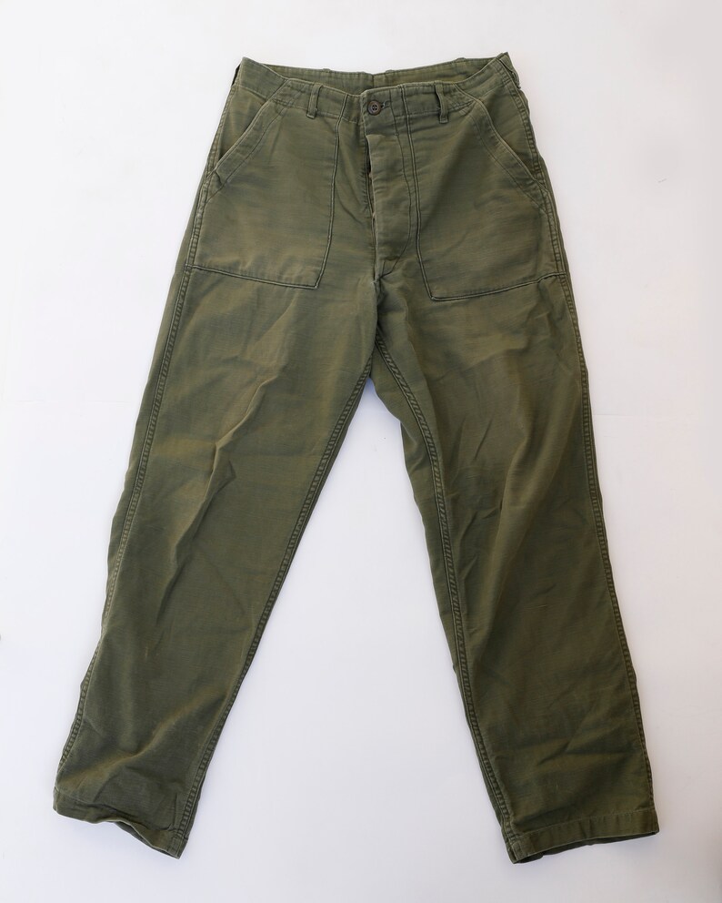 high waisted army green pants
