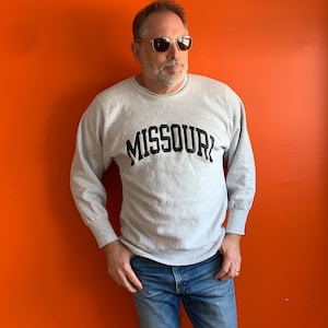 Vintage Champion Reverse Weave sweatshirt Missouri made in USA
