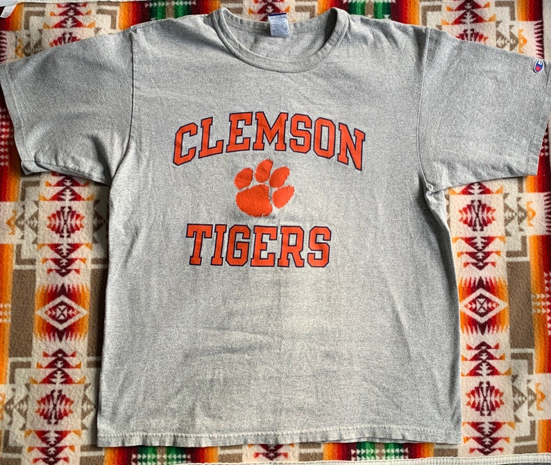 Vintage Clemson t shirt made in USA by Champion image 1