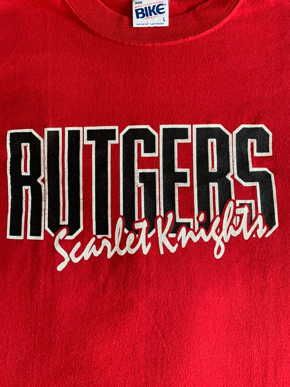 Vintage Rutgers t shirt made in USA single stitch… - image 3