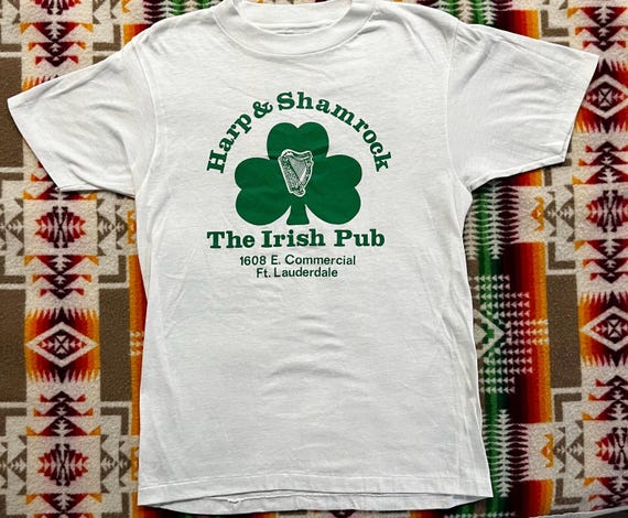Vintage 80s Irish Pub Tee, Hanes Deadstock Made in USA - Etsy