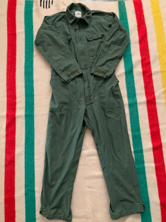 Vintage military coveralls 100% cotton  made in U… - image 1