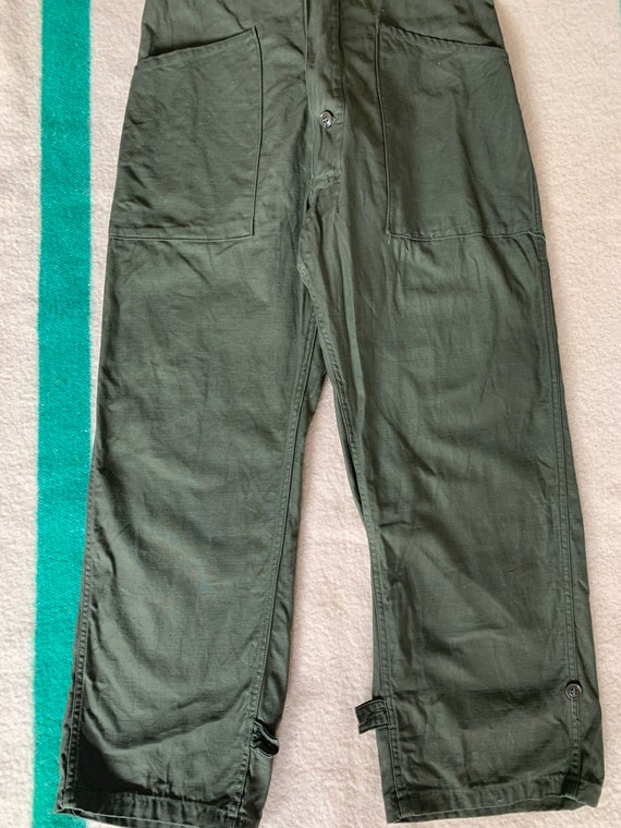 Vintage Vietnam era OG 107 Cotton Sateen Coveralls - image 5