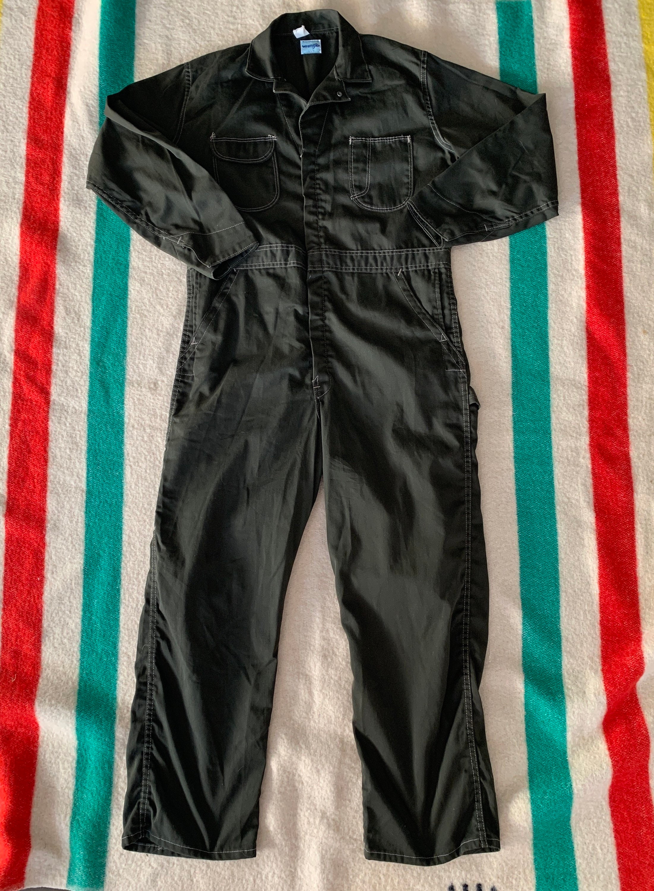 Vintage Wrangler Coveralls Made in USA Ideal Zipper - Etsy Vintage Wrangler Coveralls Made in USA Ideal Zipper - Etsy