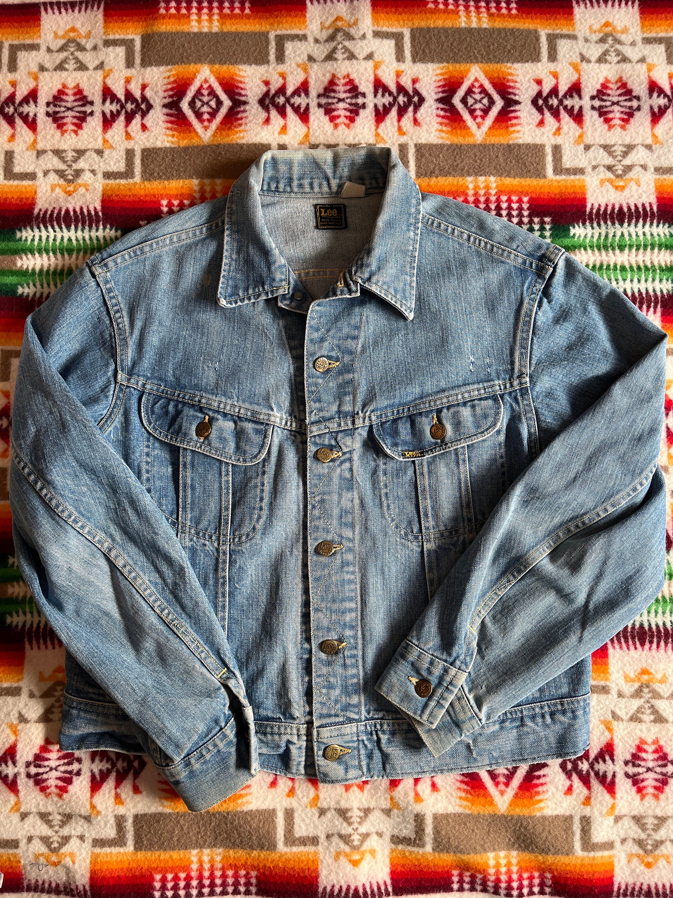 Vintage Lee Rider Denim Jacket Made in USA XL 101J - Etsy Vintage Lee Rider Denim Jacket Made in USA XL 101J - Etsy