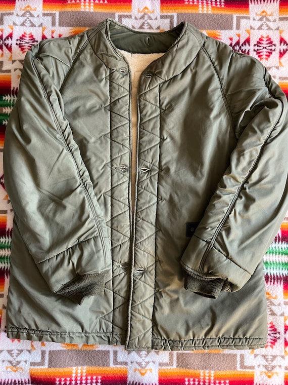 Vintage 1964 USAF Military jacket liner M65 Large 