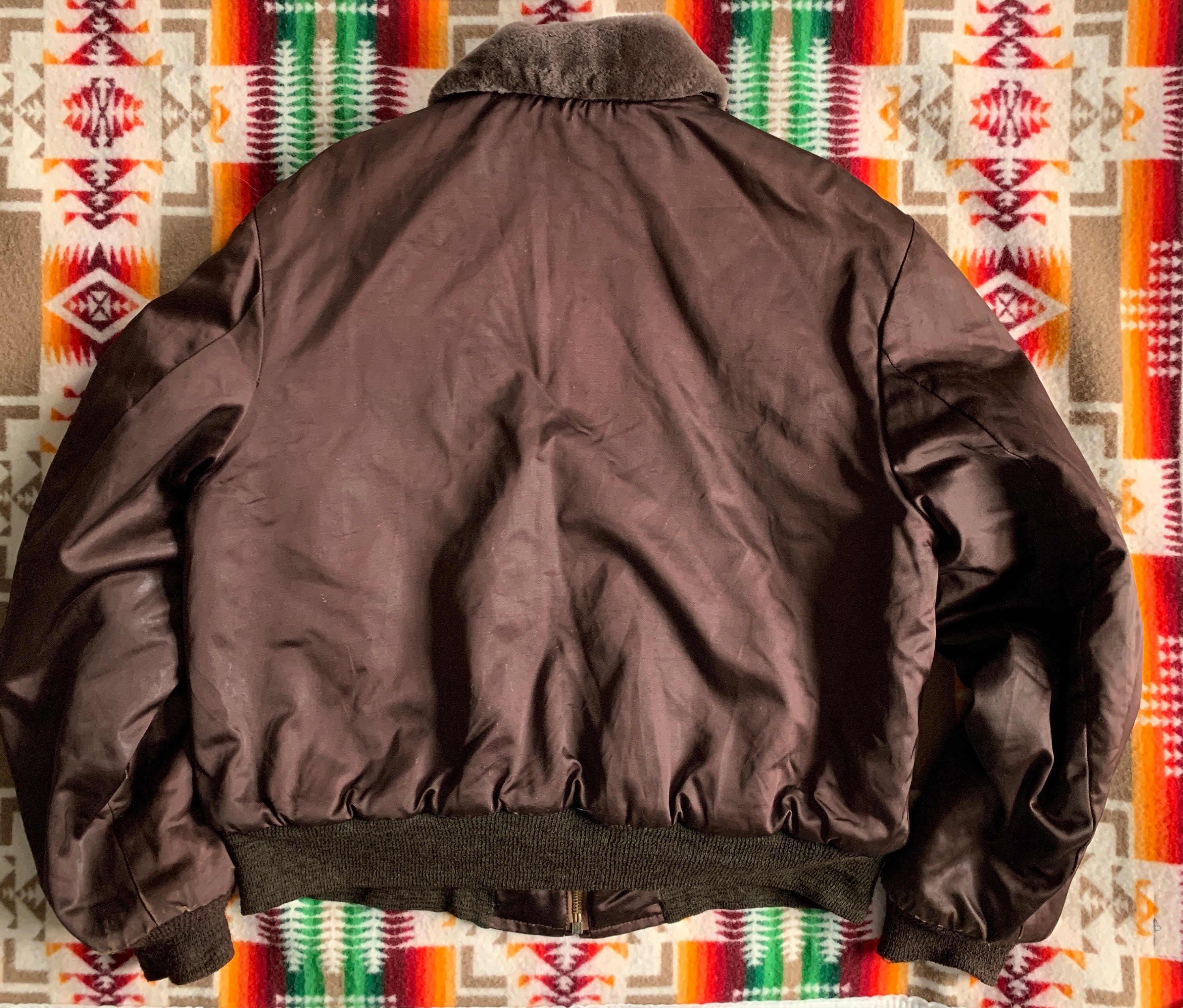 ARROWHEADVandS Vintage Hercules Bomber Style Jacket by Sears Talon Zipper