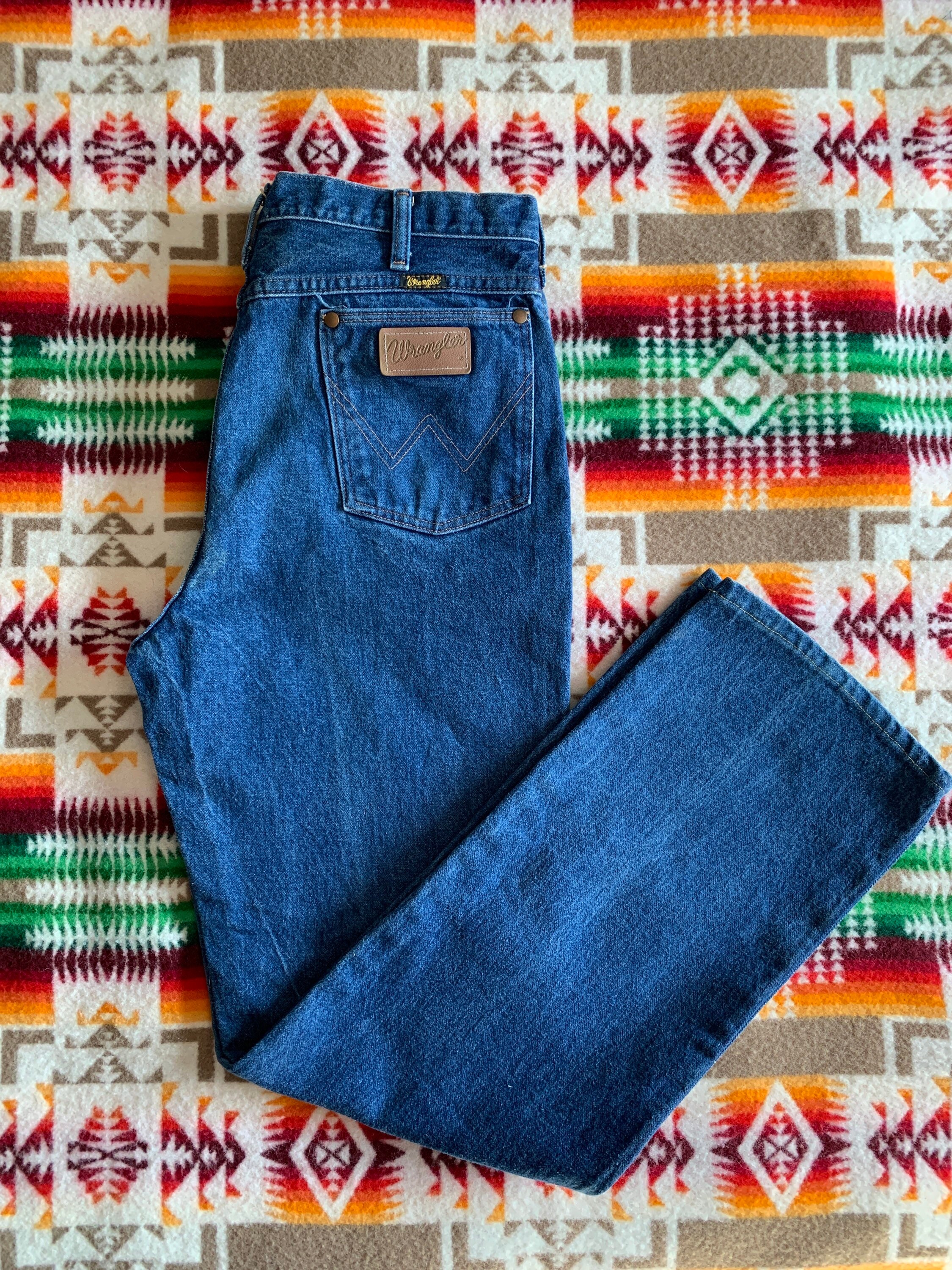 Vintage Wrangler Jeans Made in USA 34 - Etsy Denmark