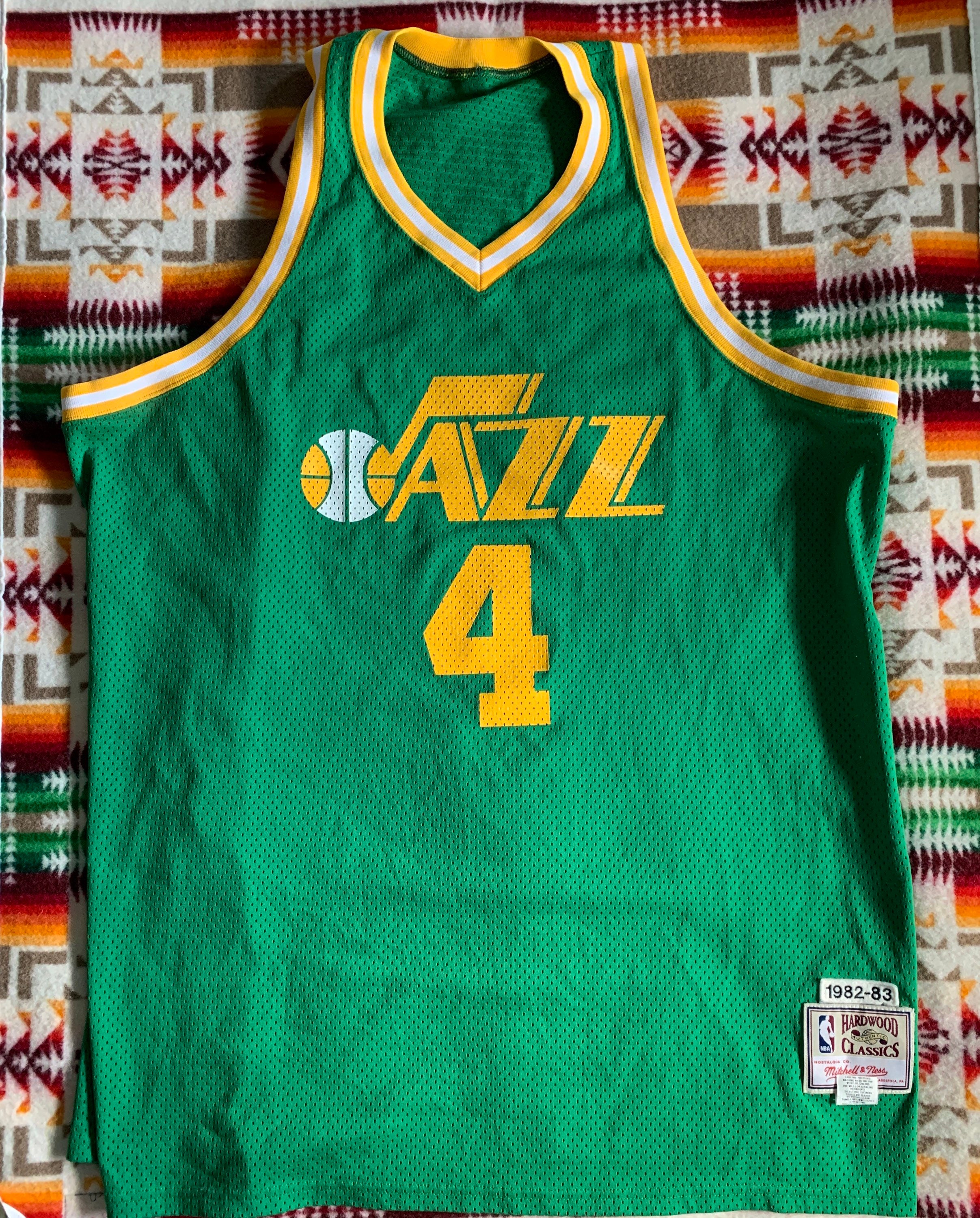 Utah Jazz Swingman Orange Adrian Dantley Jersey - City Edition - Youth